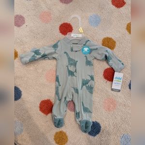 Preemie footed pajama